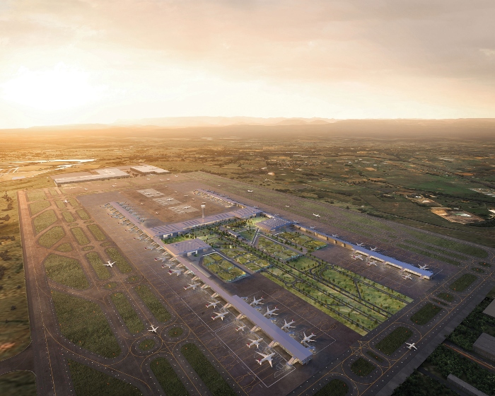 Western Sydney Airport architectural illustration